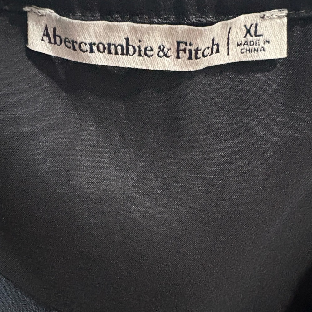 Abercrombie & Fitch Black Satin Top - Picture 4 of 4